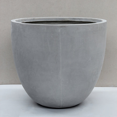 Grey Egg Pot - Bay Road Nursery